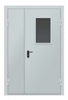 Дверь металлическая противопожарная остекленная ДПМО 02 EI 60 - купить в Москве