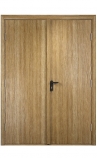 Дверь деревянная противопожарная шпонированная глухая двупольная ДДПГ 02 EI30 - Гефест